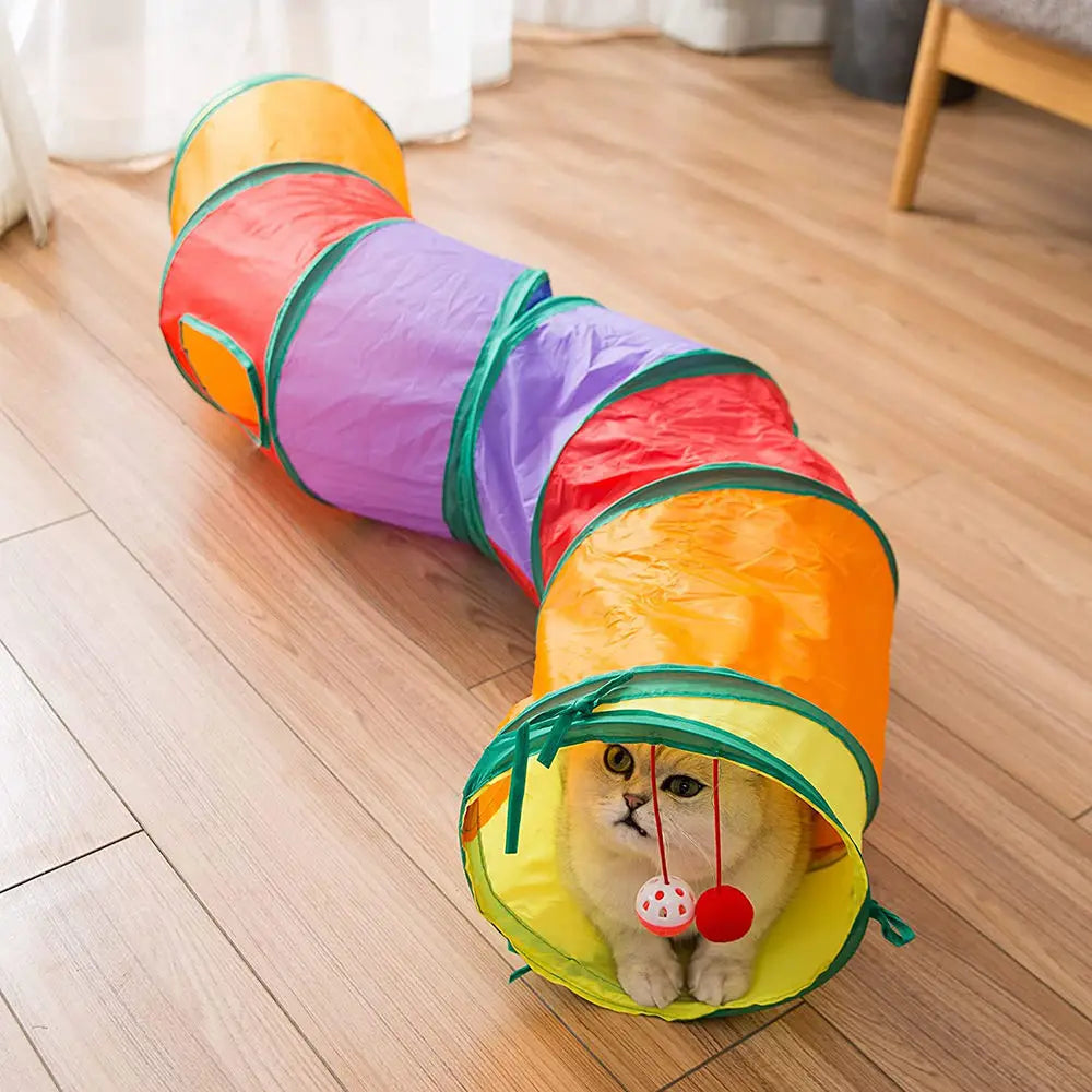 Cat Tunnel Toy Funny Pet Holes