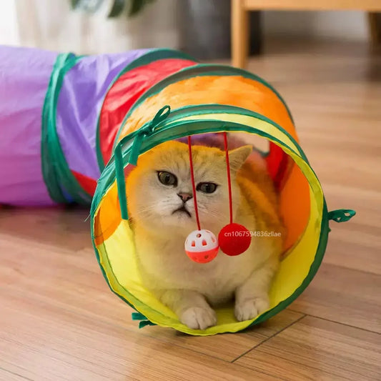 Cat Tunnel Toy Funny Pet Holes