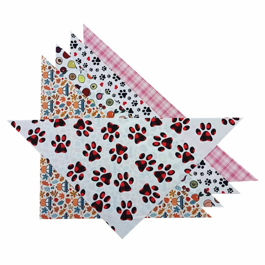 Fruits Plaid Paw Snowman Pets Scarf