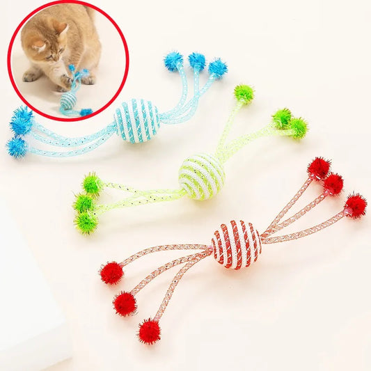 2PC Ropes Ball Toys for Cats Teasing