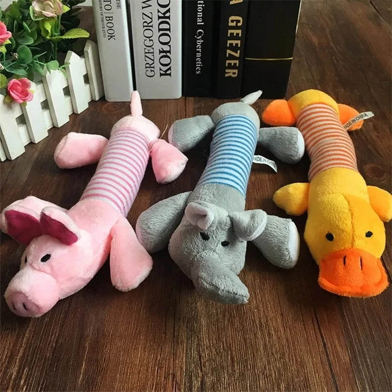 Cute Pet Squeak Sound Plush Toys